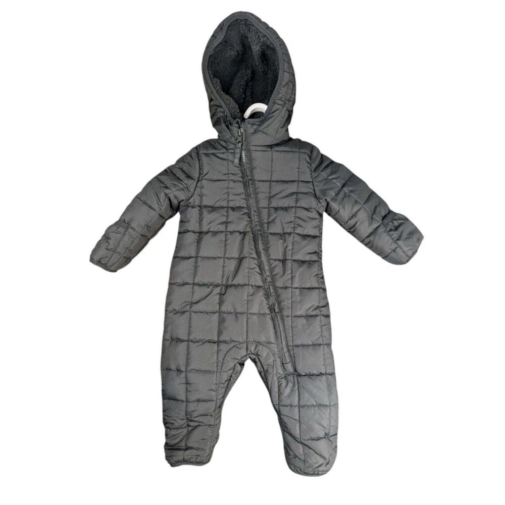 Lullaby Baby Infant Snowsuit 3-6 month Black 15-18 lb 24-27 in New w/Tags